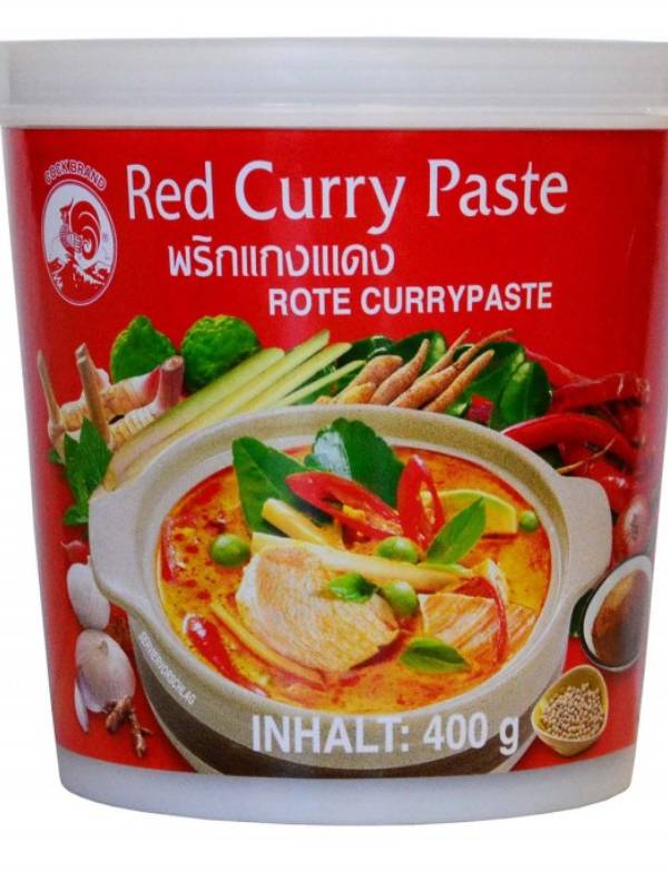 Acheter PATE DE CURRY ROUGE 400G 